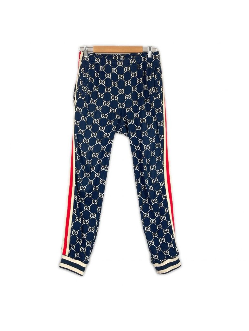 Gucci Technical Jersey GG Pattern SS Jogger Pants Cotton Navy